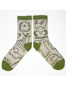 Chaussettes Solidaires Bonpied pour femme modèle Chaussettes Odile