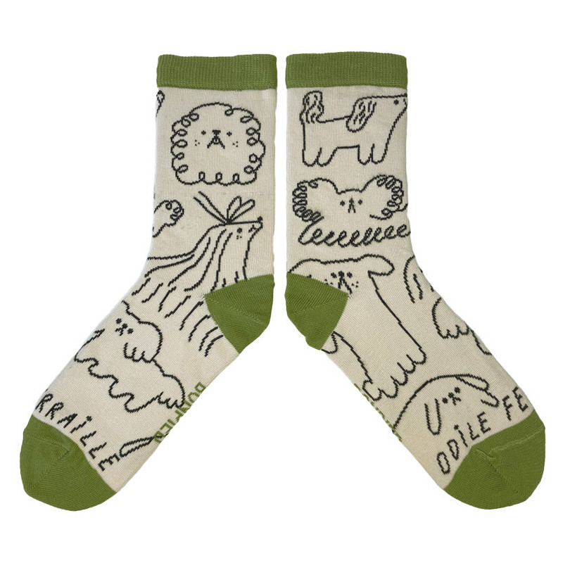 Chaussettes made in france et solidaires Odile - collaboration - Bonpied