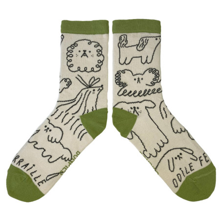 Chaussettes made in france et solidaires Odile - collaboration - Bonpied