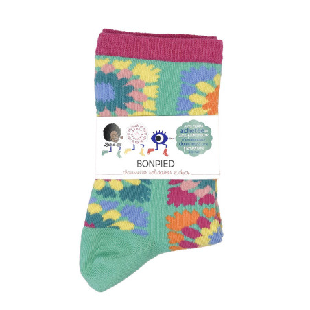 Chaussettes made in france et solidaires Zak - collaboration - Bonpied
