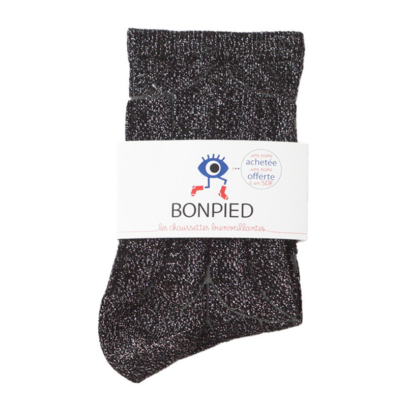 Chaussettes made in France et solidaires femme Clara - Bonpied