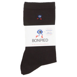 Chaussettes made in France et solidaires en fil recyclé Sacha - Bonpied