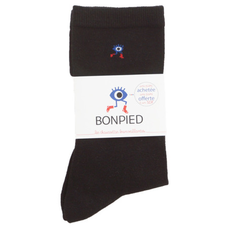 Chaussettes made in France et solidaires en fil recyclé Sacha - Bonpied