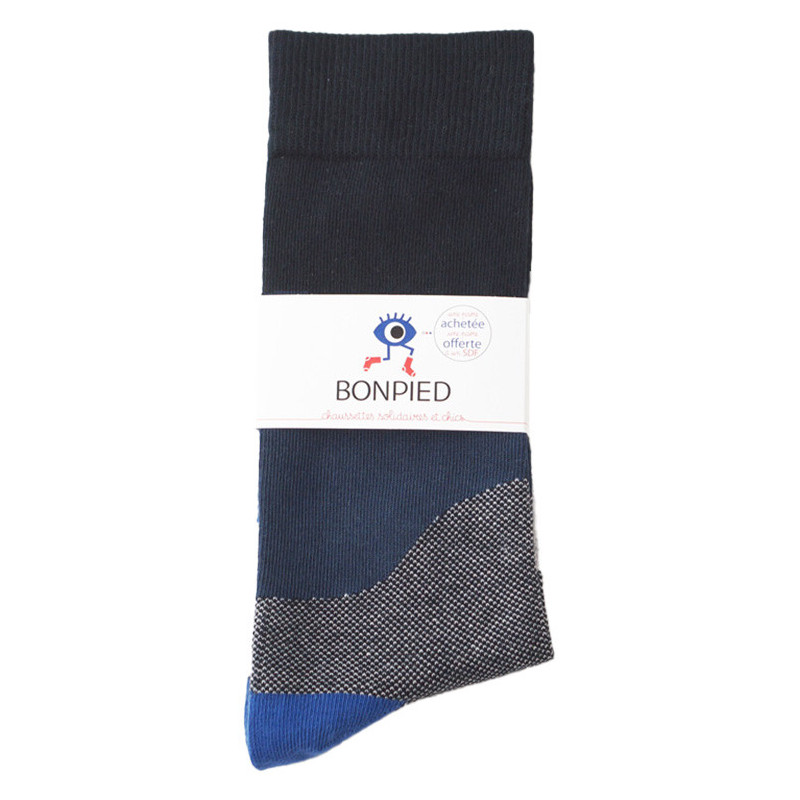 Chaussettes made in France et solidaires homme Pharrell - Bonpied