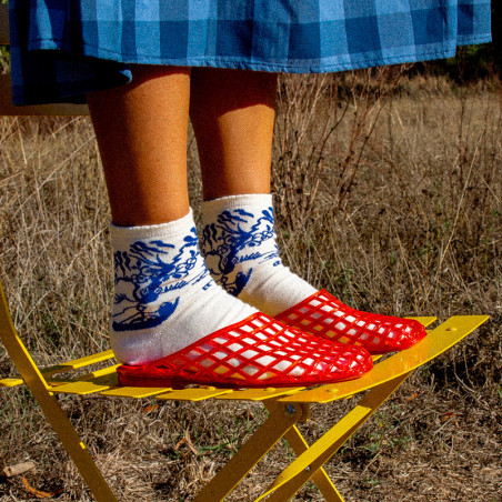 Socquettes made in France et solidaires femme Maggie - Bonpied