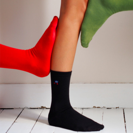 Chaussettes made in France et solidaires homme Swann - Bonpied