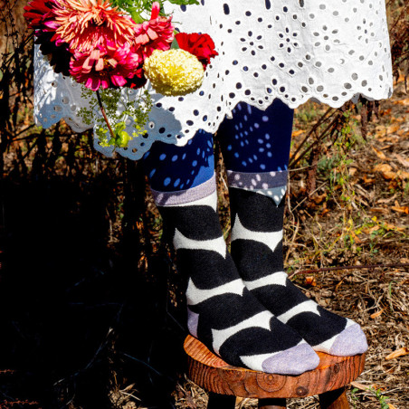 Chaussettes made in France et solidaires femme Adama - Bonpied
