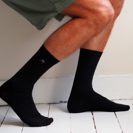 Chaussettes made in France et solidaires laine femme Sam - Bonpied