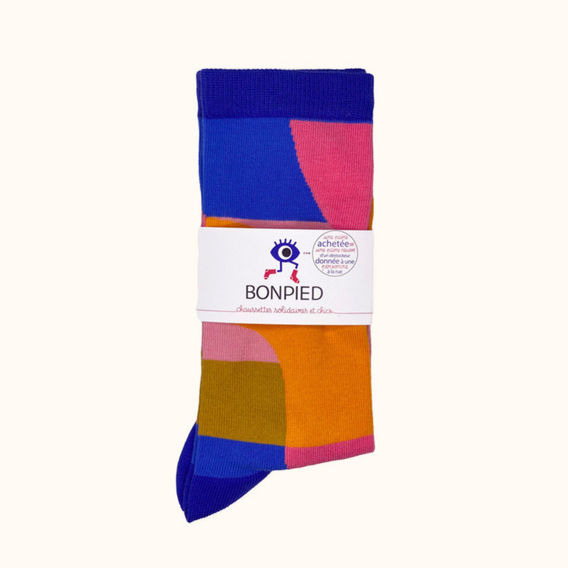Chaussettes made in France et solidaires femme Aspasie - Bonpied