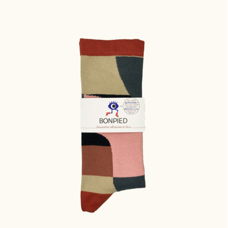 Chaussettes made in France et solidaires femme Artemisia - Bonpied