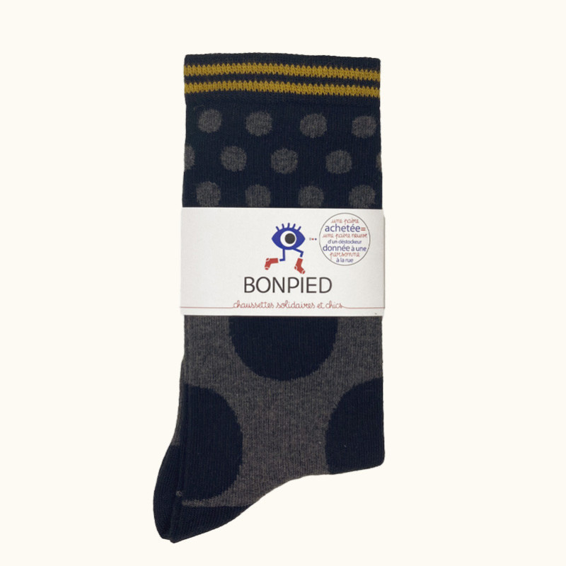 Chaussettes made in France et solidaires femme Golshifteh - Bonpied