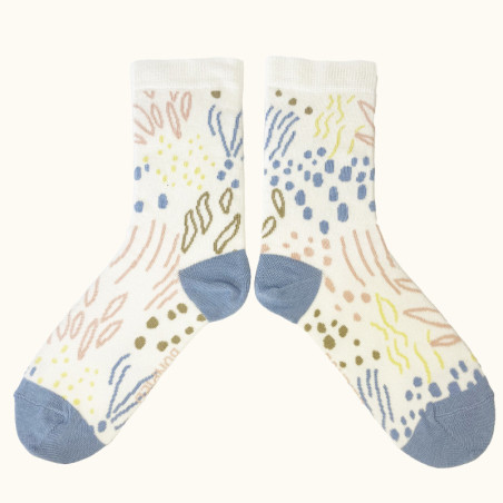 Chaussettes made in France et solidaires femme Yoko - Bonpied