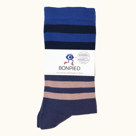 Chaussettes made in France et solidaires homme Pascal - Bonpied