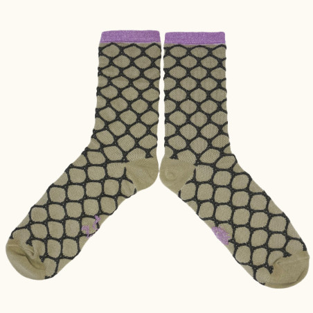 Chaussettes made in France et solidaires femme Wallis - Bonpied