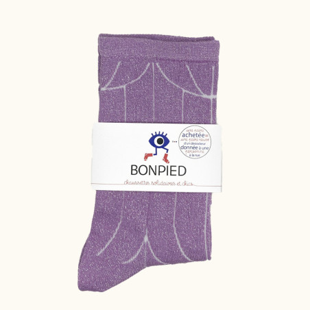 Chaussettes made in France et solidaires femme Greta - Bonpied