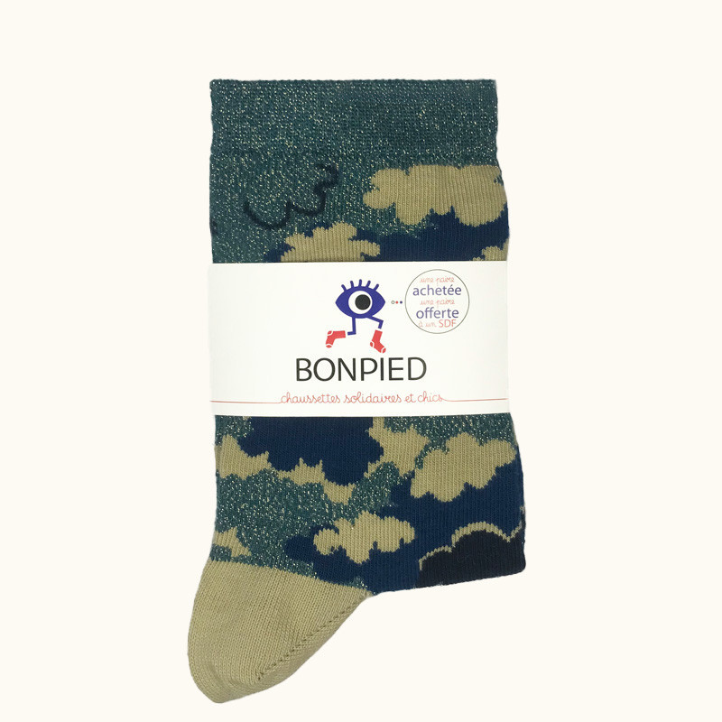 Chaussettes made in France et solidaires femme Diane - Bonpied