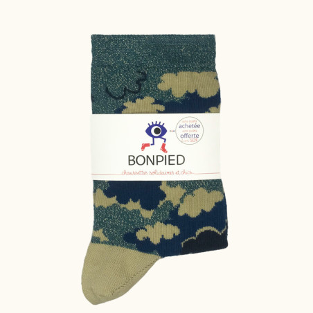 Chaussettes made in France et solidaires femme Diane - Bonpied