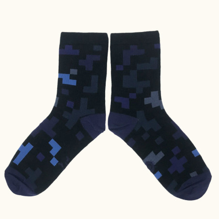 Chaussettes made in France et solidaires homme Serge - Bonpied