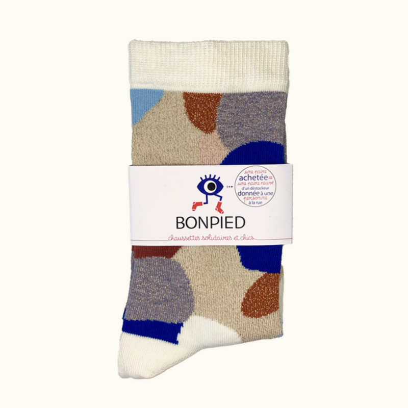 Chaussettes made in France et solidaires femme Bonnie - Bonpied