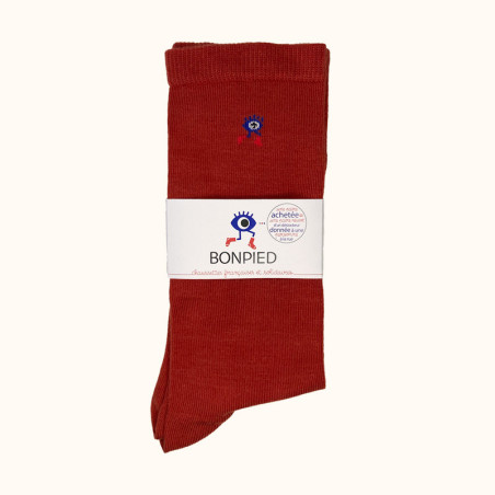 Chaussettes made in France et solidaires homme Souleymane - Bonpied