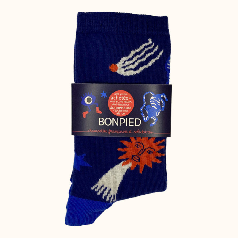 Chaussettes made in France et solidaires femme Pauline - Bonpied