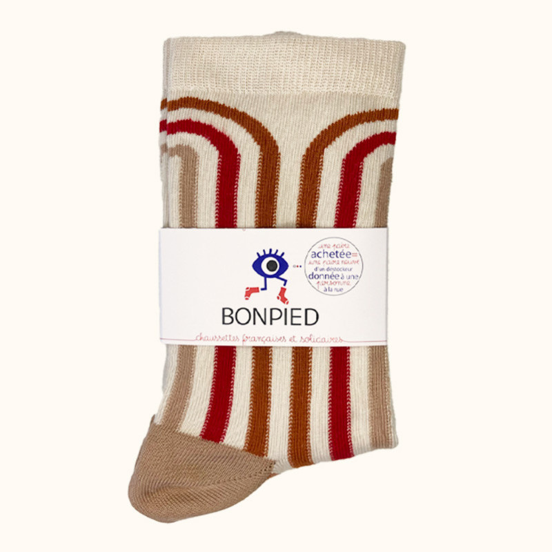 Chaussettes made in France et solidaires homme Aristote - Bonpied