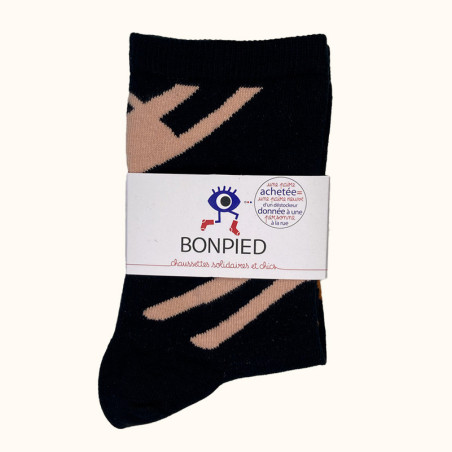 Chaussettes made in France et solidaires femme Divine - Bonpied