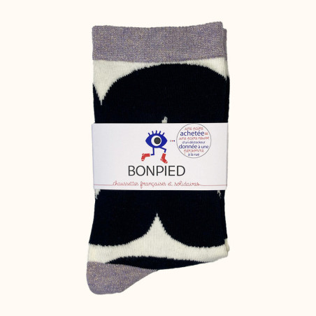 Chaussettes made in France et solidaires femme Adama - Bonpied