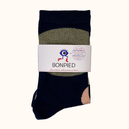 Chaussettes made in France et solidaires femme Judith - Bonpied