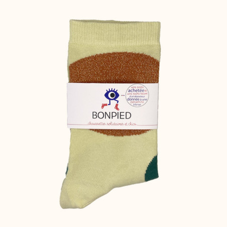 Chaussettes made in France et solidaires femme Jane - Bonpied
