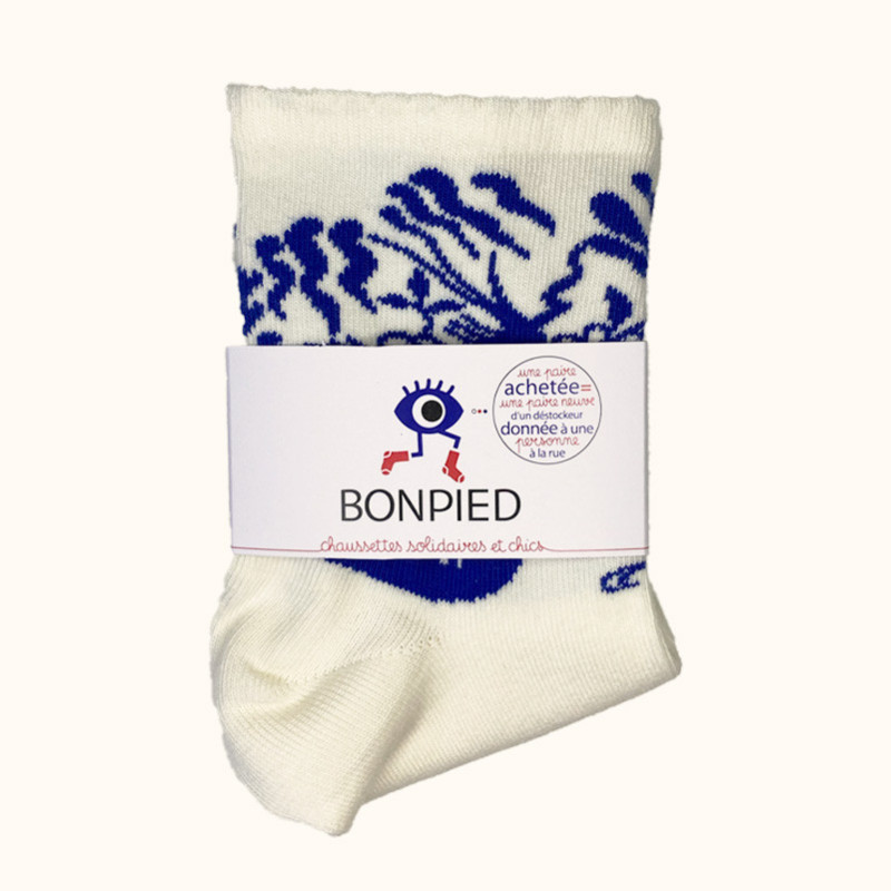 Socquettes made in France et solidaires femme Maggie - Bonpied