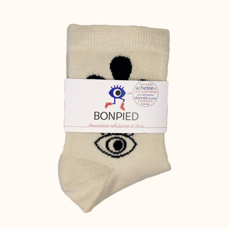 Socquettes made in France et solidaires femme Abigail - Bonpied