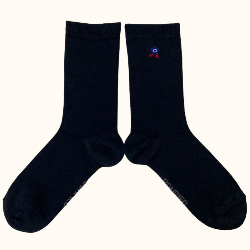 Chaussettes made in France et solidaires laine femme Sam - Bonpied