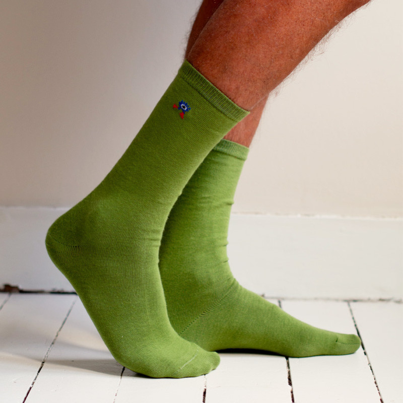Chaussettes made in France et solidaires homme Swann - Bonpied