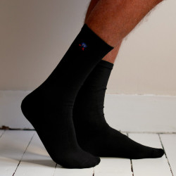 Chaussettes made in France et solidaires laine homme Sam - Bonpied
