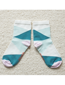 Chaussettes Solidaires Bonpied pour femme modèle Pack de 2 paires de chaussettes: Colette & Claudine