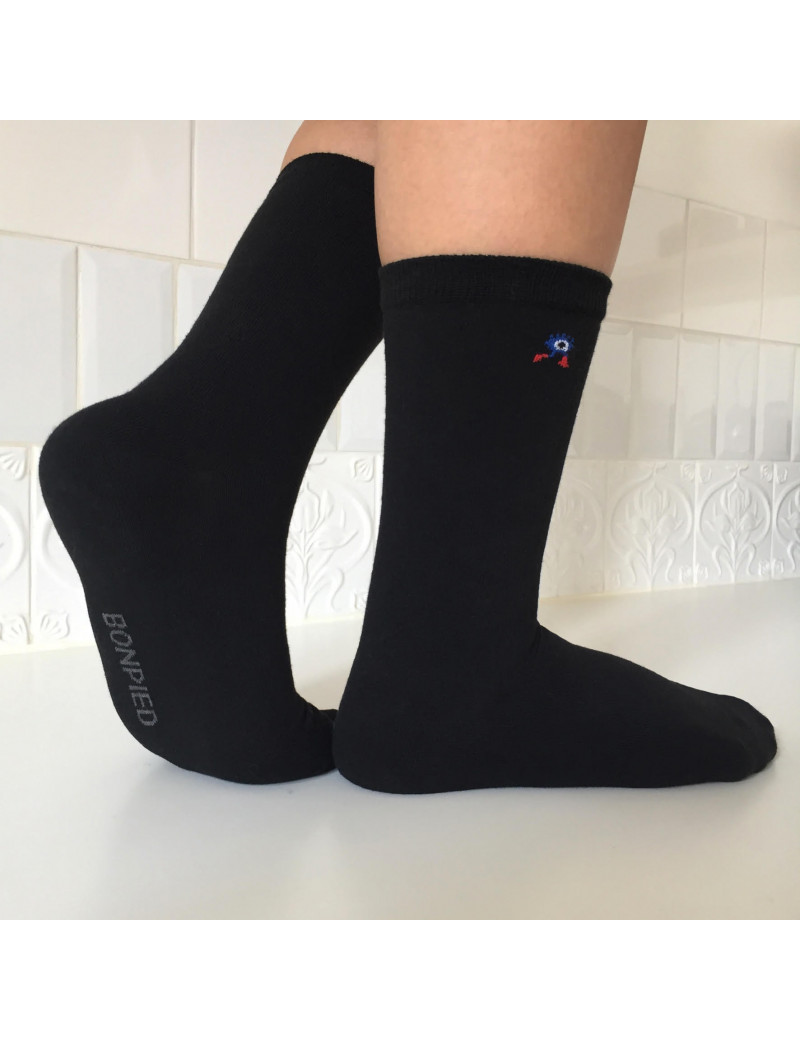 Chaussettes Solidaires Bonpied pour homme modèle Chaussettes Sacha (en fil recyclé)