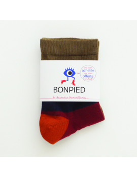 Chaussettes Solidaires Bonpied pour homme modèle Chaussettes Juliette ou Roméo