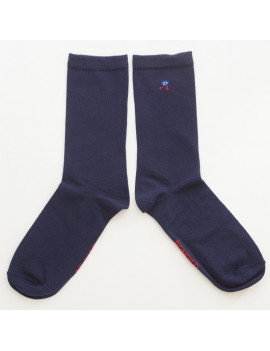 Chaussettes Solidaires Bonpied pour homme modèle Chaussettes Sacha (en fil recyclé)