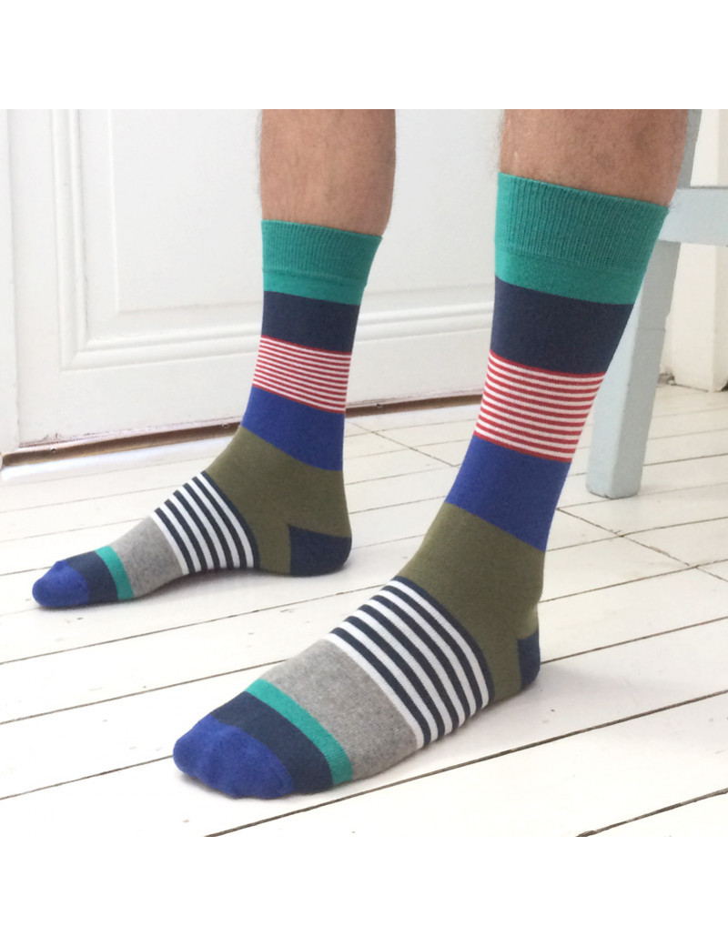 Chaussettes Solidaires Bonpied pour homme modèle Chaussettes Tahar