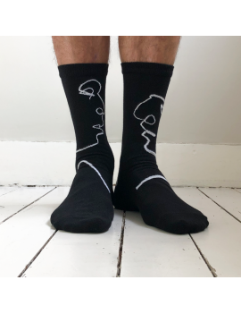Chaussettes Solidaires Bonpied pour homme modèle Chaussettes Lou