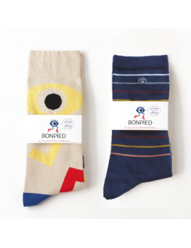 Pack de 2 paires de chaussettes: Bao et Nino