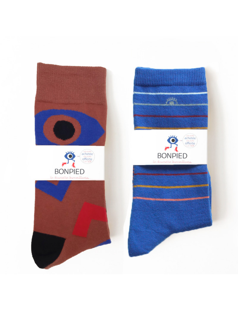 Chaussettes Homme Made in France Solidaires - Bonpied