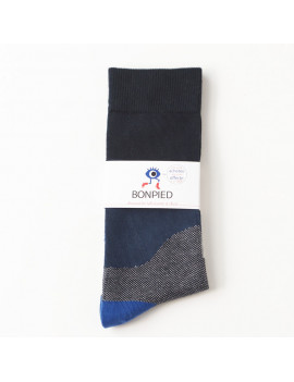 Chaussettes Solidaires Bonpied pour homme modèle Pack de 2 paires de chaussettes: Pharrell et Léon