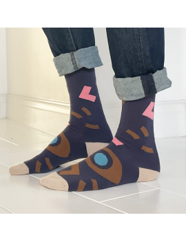 Chaussettes Solidaires Bonpied pour homme modèle Chaussettes Barack