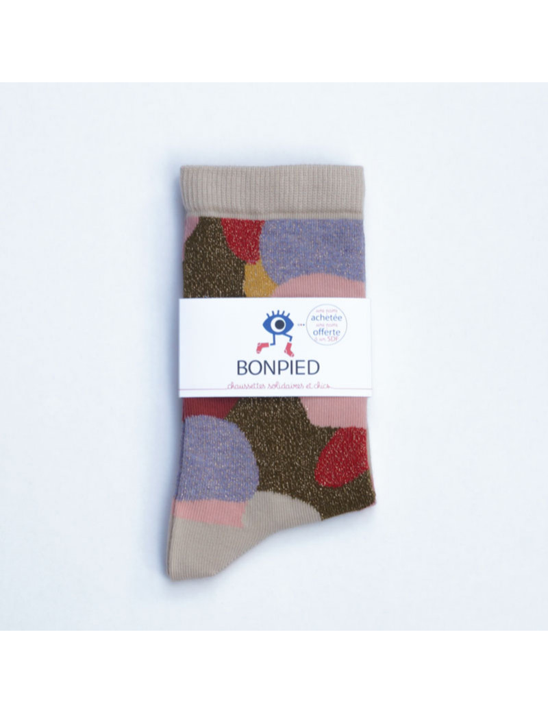 Chaussettes Solidaires Bonpied pour femme modèle Chaussettes Virginie