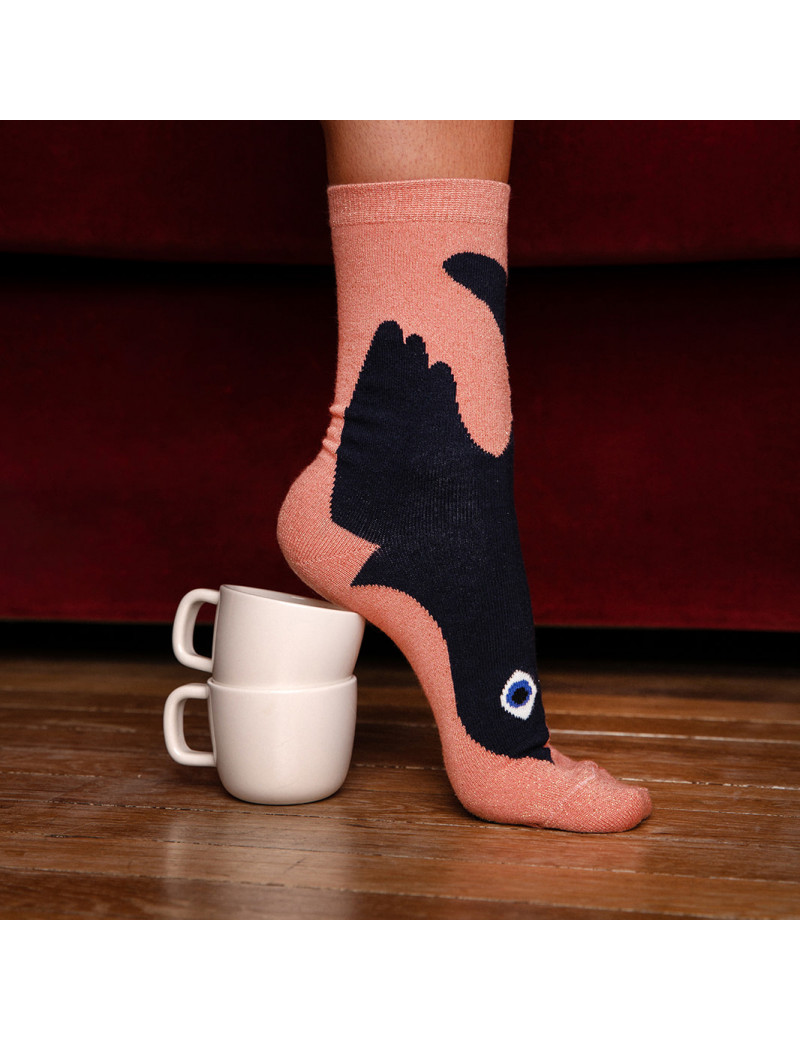 Chaussettes made in France et solidaires femme Paloma - Bonpied