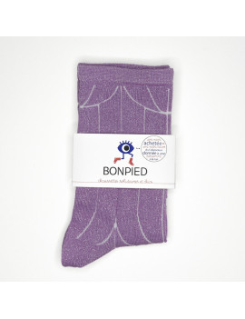 Chaussettes Solidaires Bonpied pour femme modèle Chaussettes Greta